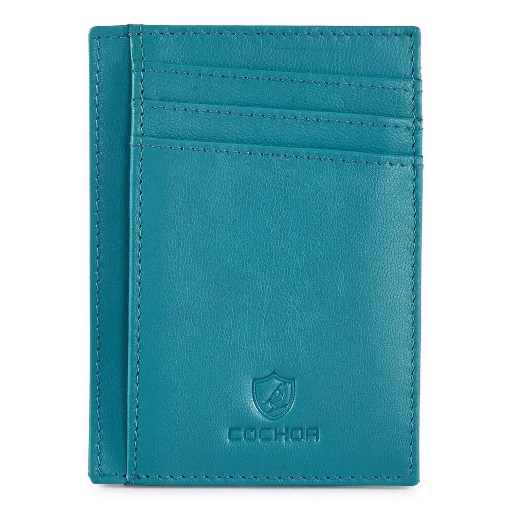 6035 Front Pocket Wallet Slim Minimalist Real Leather RFID Blocking Credit